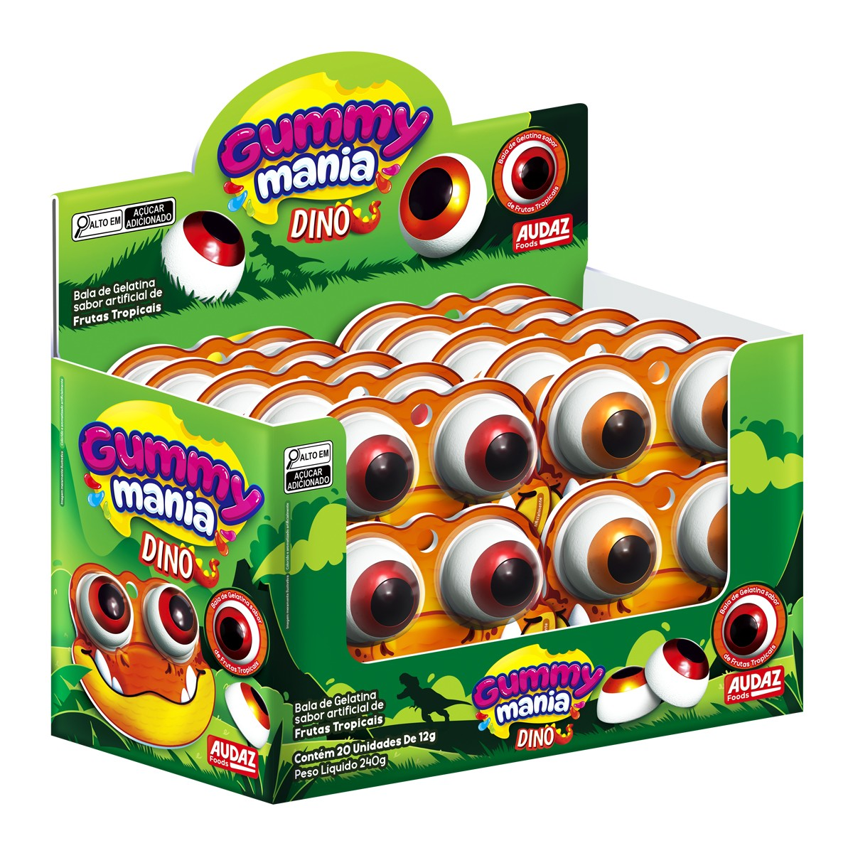 GUMMY MANIA DINO C/20