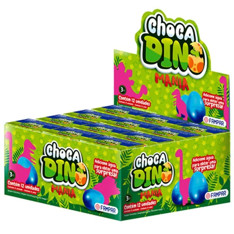 CHOCA OVO DINO MANIA C/12