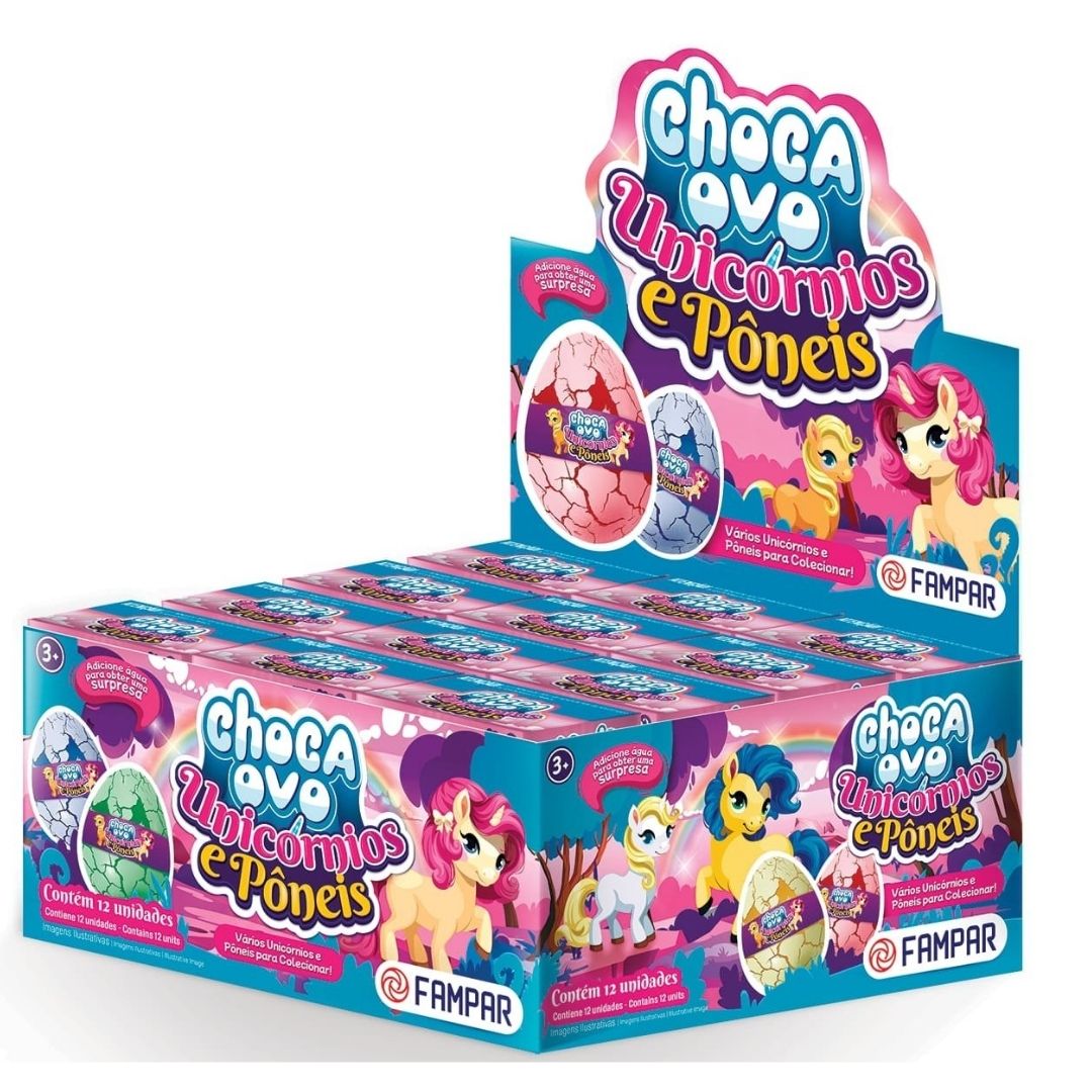 CHOCA OVO UNICORNIOS/PONEIS C/12