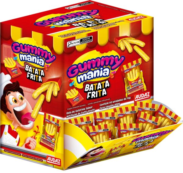 GUMMY MANIA BATATA FRITA C/40