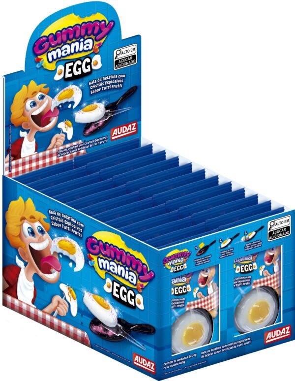 GUMMY MANIA EGG DP C/24