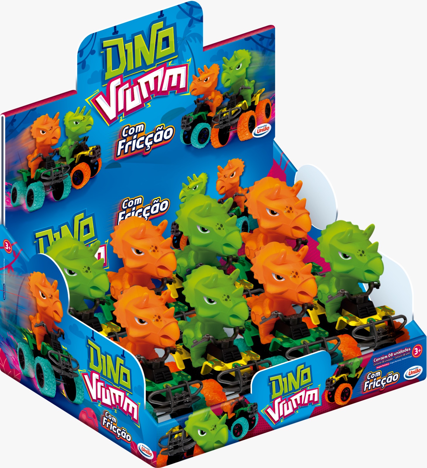 COLECAO DINO VRUMM DP C/08