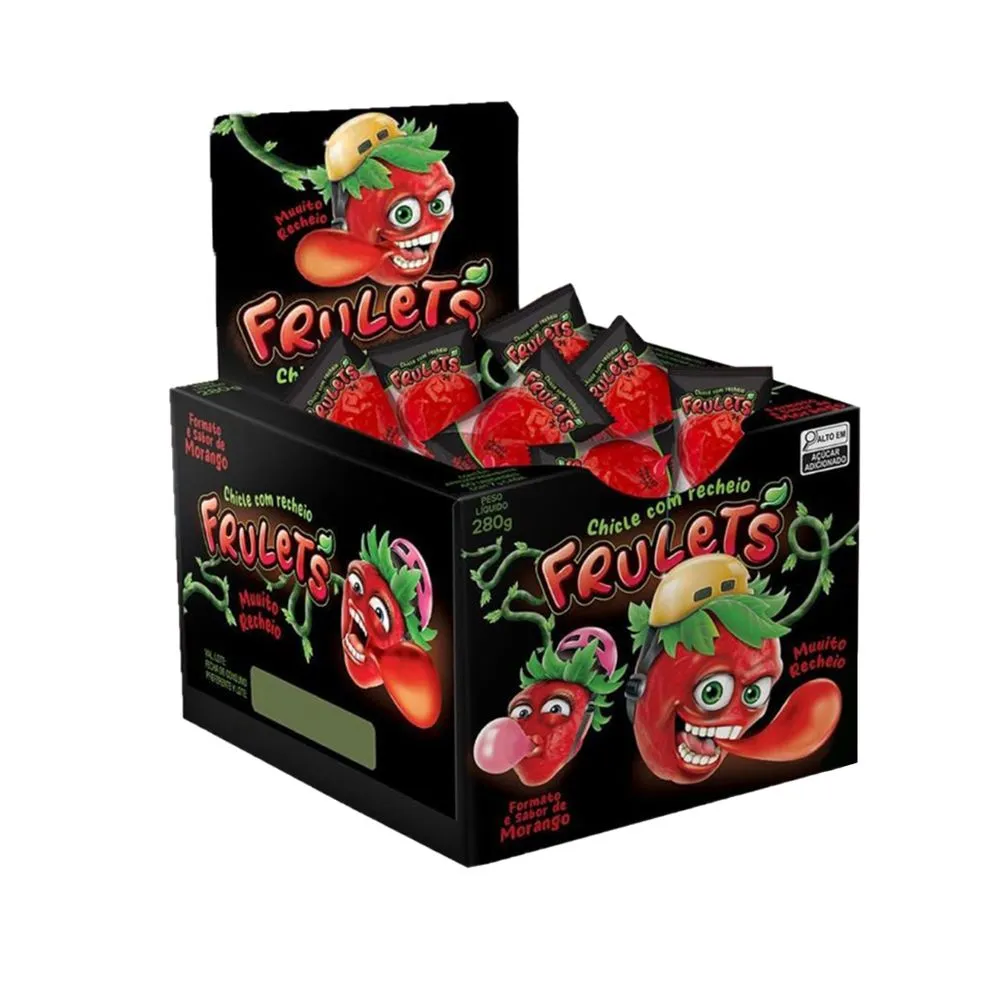 CHICLE FRULETS MORANGO C/40