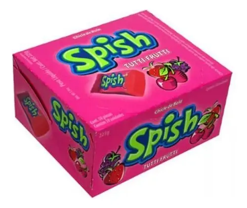 CHICLE SPISH TUTTI-FRUTTI C/40