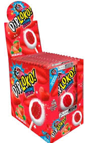 DIP LOKO BOOOM BEIJOS MORANGO 11G C/15