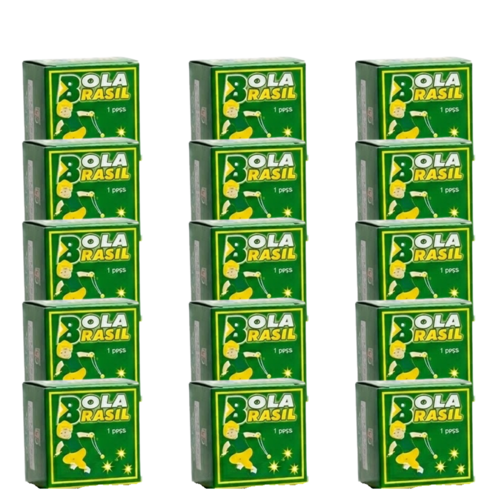 kit c/15 bola brasil estalinho