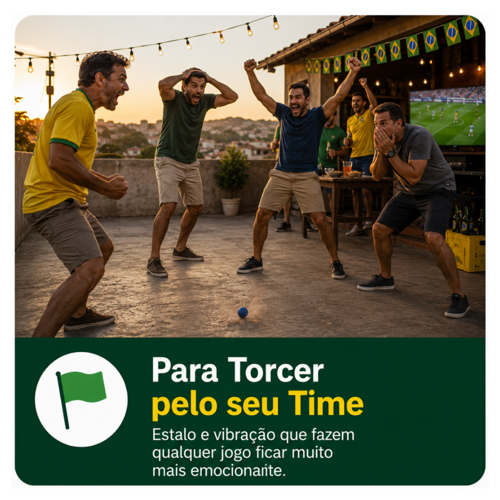 para torcer pelo seu time