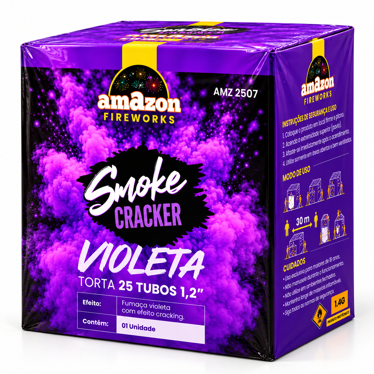 SMOKE COLLOR 25 TUBOS AMAZON VIOLETA
