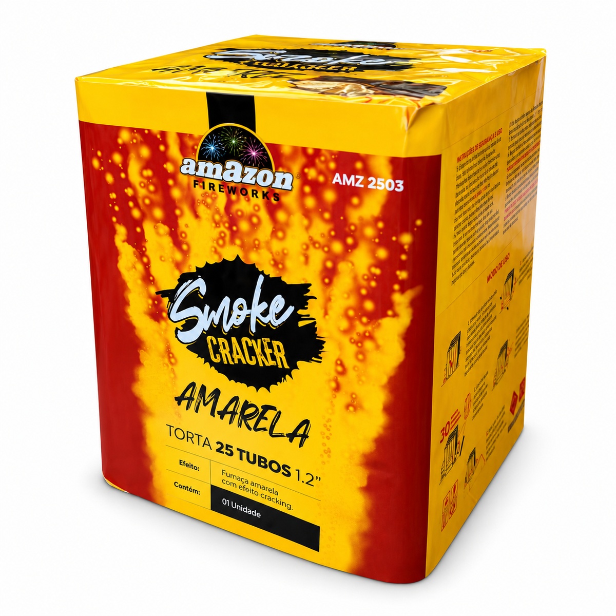 Torta Smoke Cracker Amarela