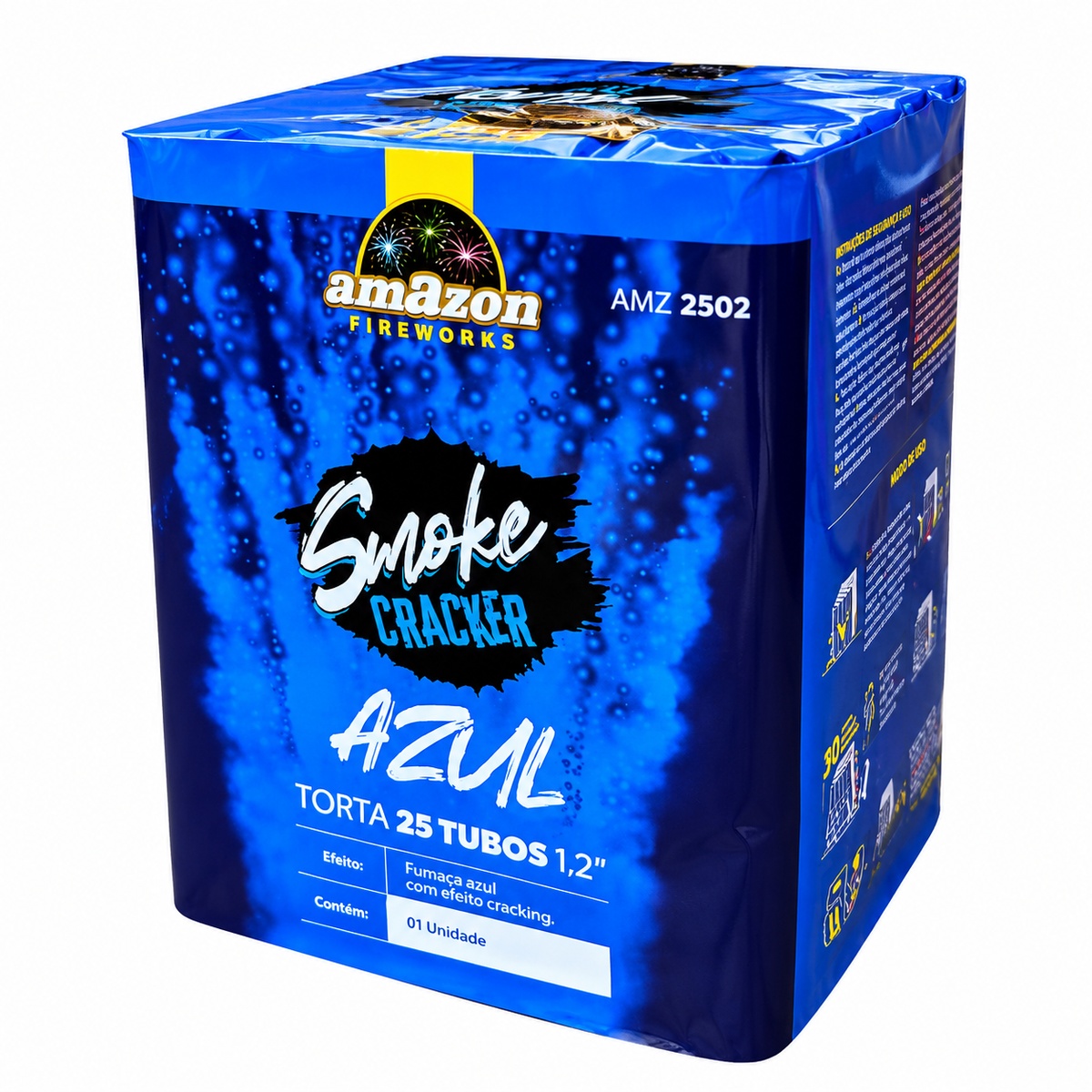 SMOKE COLLOR 25 TUBOS AMAZON AZUL