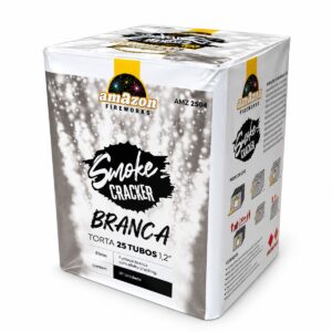Torta Smoke Cracker Branca