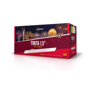 Torta de fogos Piromax 50 tubos