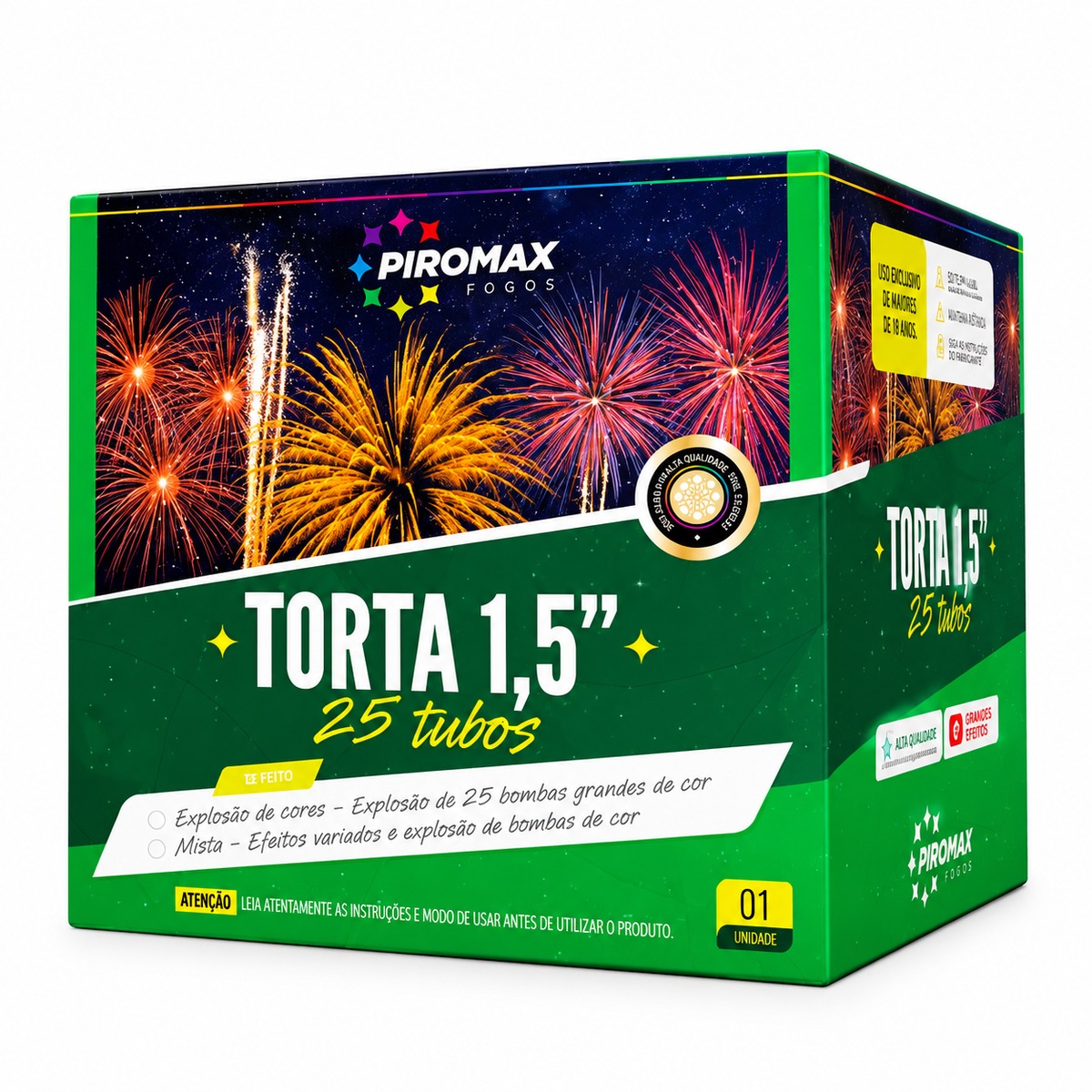 TORTA 25 TUBOS PIROMAX