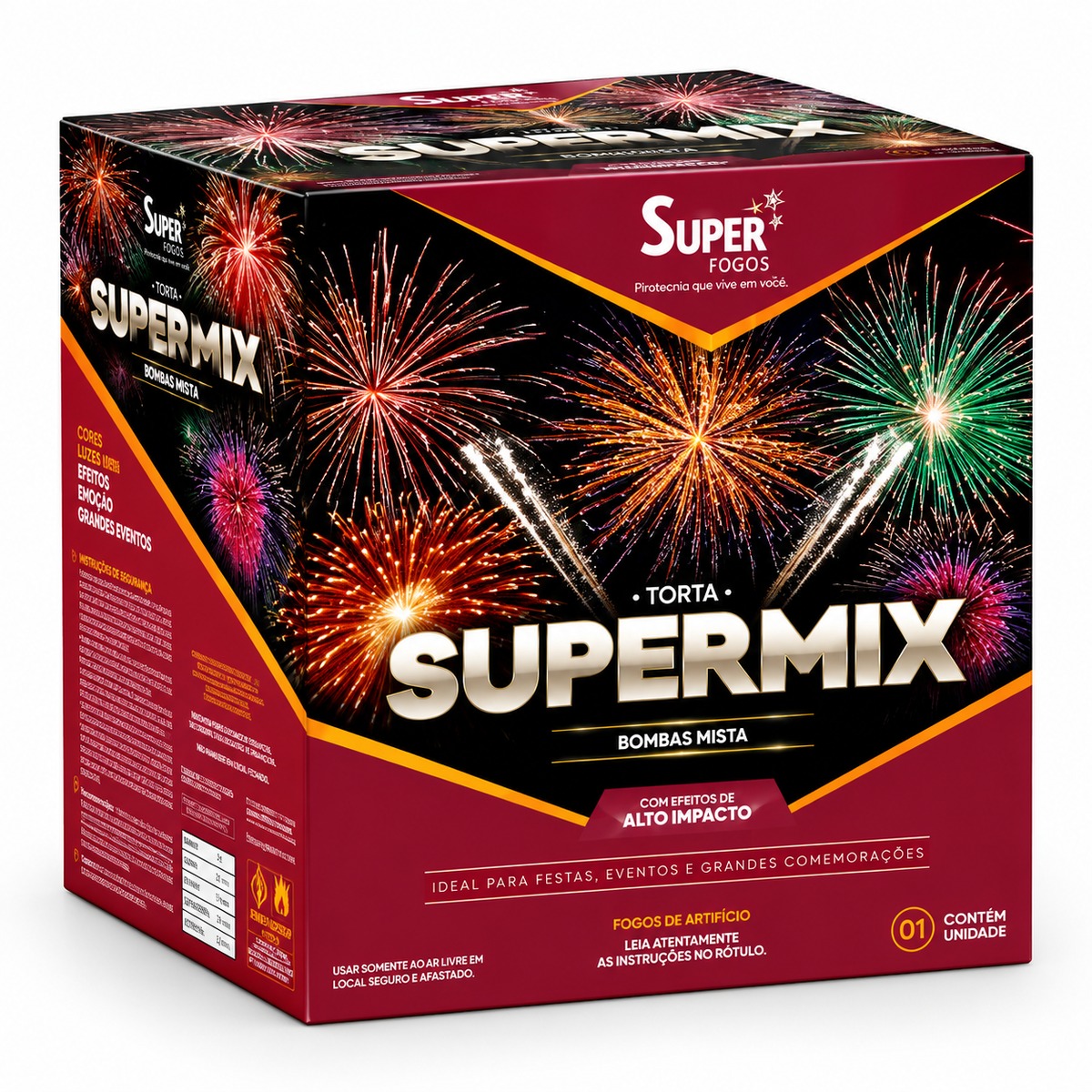 TORTA 25 TUBOS SUPER FOGOS